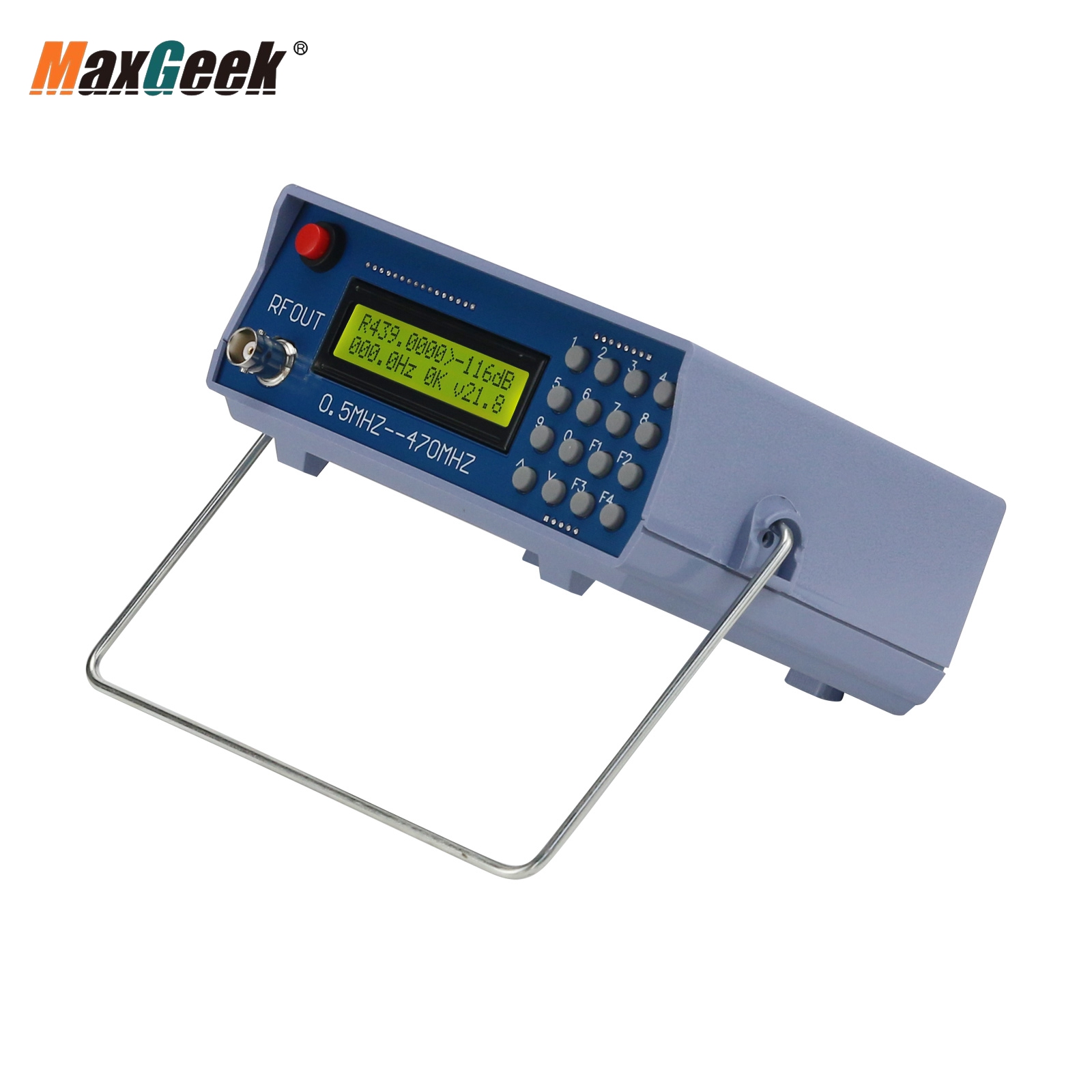 Rf Signal Generator 0.5Mhz To 470Mhz - Maxgeek 信号発生器 0.5MHz-470MHz RF 信号発生器メーターテスター FM
