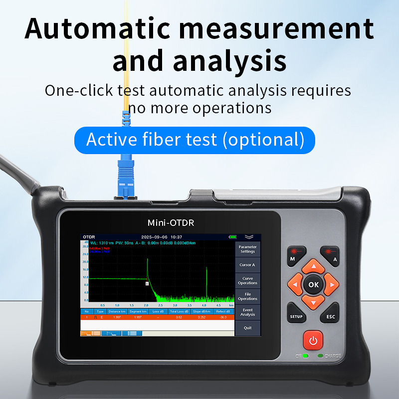 KP800光時間領域反射率計多機能タッチスクリーンOTDR  - Optical Time Domain Reflectometer Otdr 1310 1550Nm のレビューと価格