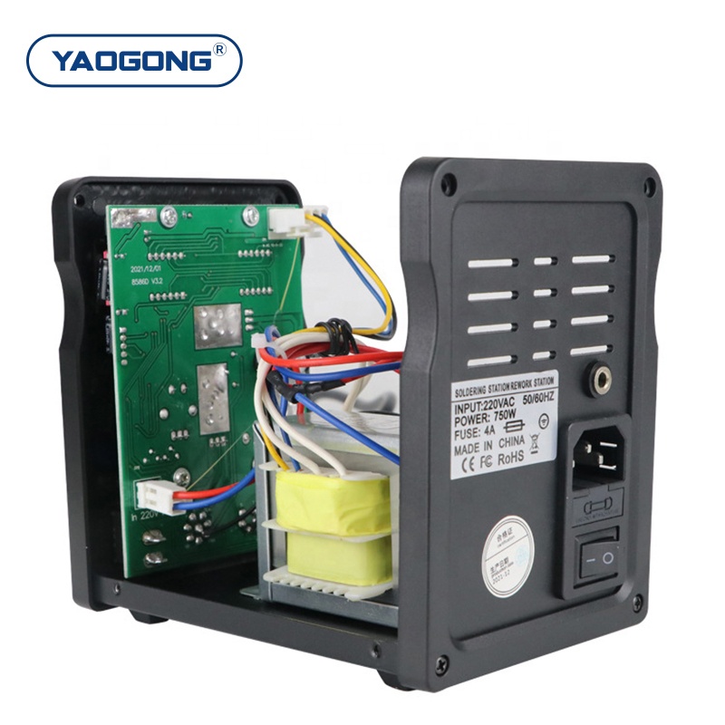 YAOGONG 8786D 2 in 1 デジタルはんだ付け - Smd Rework Station Hot Air Soldering 2 In 1 のレビューと価格