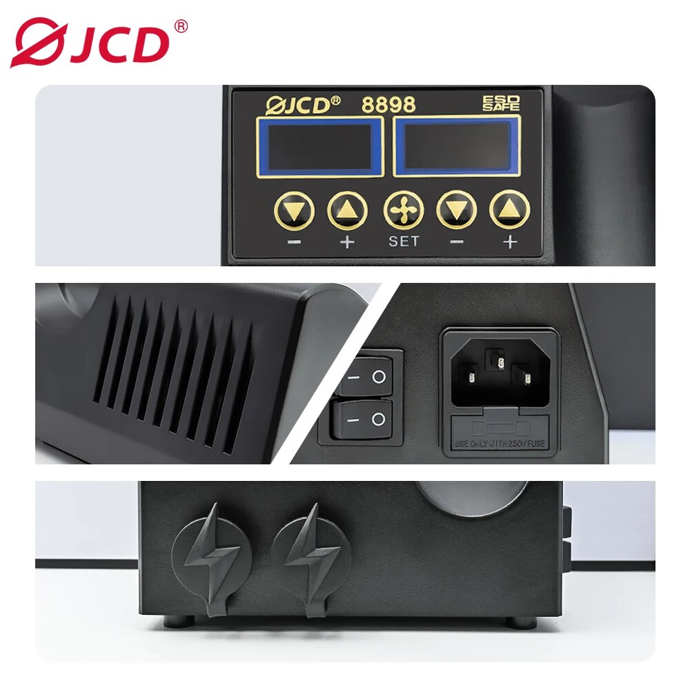 はんだ付けステーションJCD-8898 W, 2 in 1, - Smd Rework Station Hot Air Soldering 2 In 1 のレビューと価格