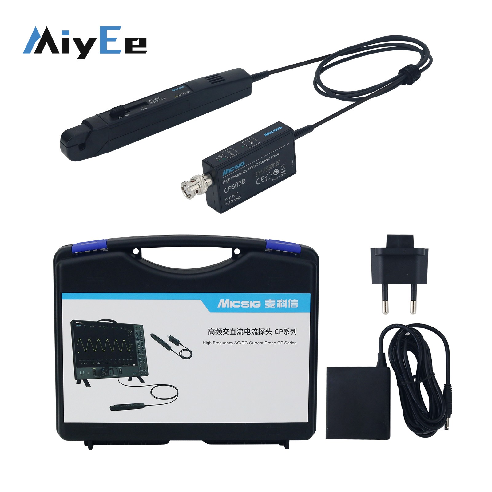 Micsig CP503B 50MHz 5A/30A デュア - Current Probe Ac Dc 50Mhz Oscilloscope のレビューと価格