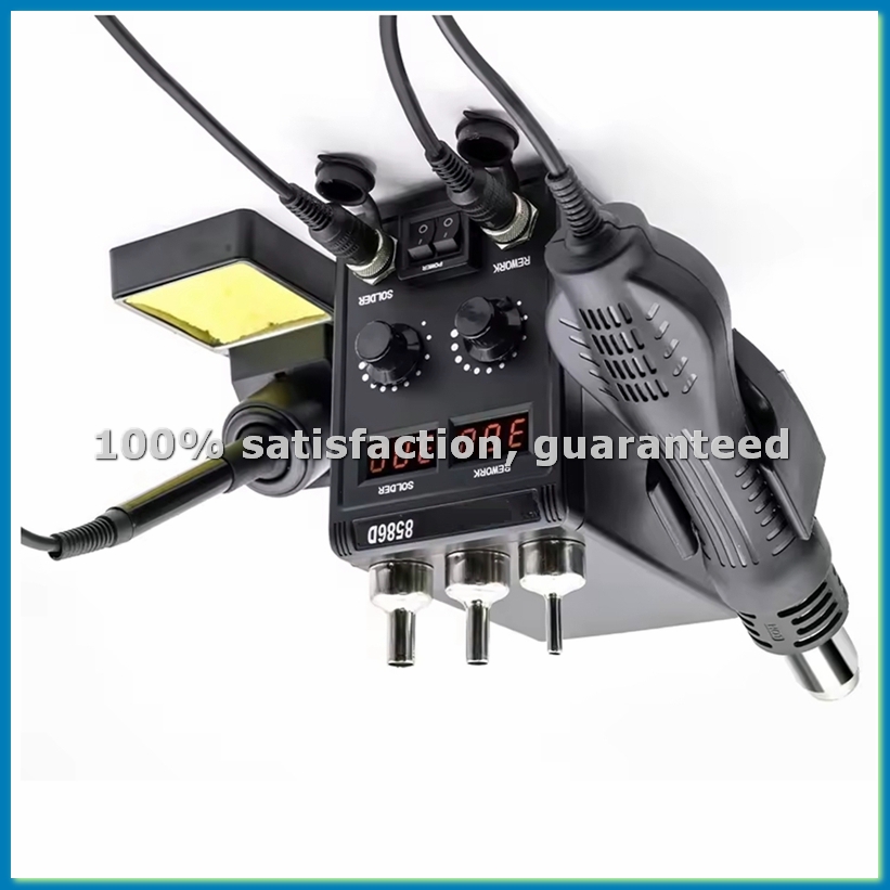 8586D はんだ付けステーション 2in1 750W ホッ - Smd Rework Station Hot Air Soldering 2 In 1 のレビューと価格