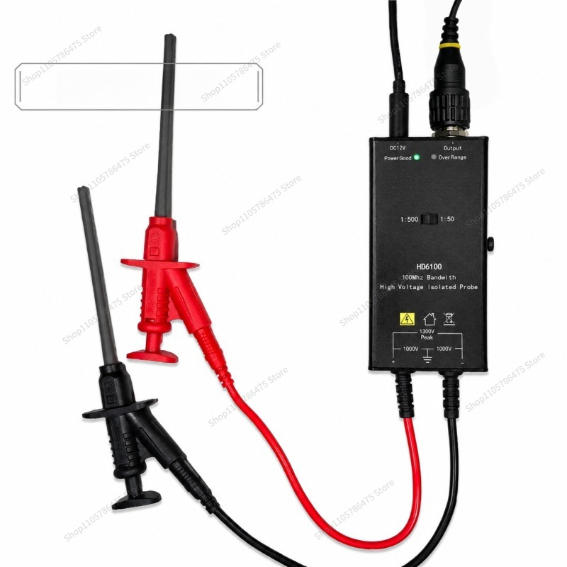 アクティブプローブ用高電圧絶縁差動プローブ 100MHz帯域 - High Voltage Differential Probe 100Mhz 1300V のレビューと価格