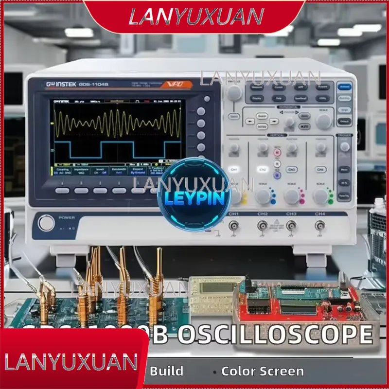 GWinstek GDS-1104B 4チャンネル 100M - Digital Storage Oscilloscope 4 Channel 100Mhz のレビューと価格