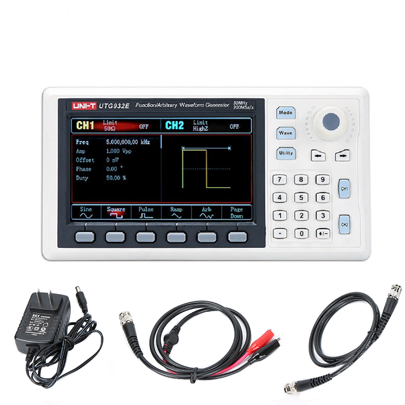 UTG962E 機能任意波形発生器信号源デュアルチャンネル  - Dual Channel Arbitrary Waveform Function Generator 60Mhz のレビューと価格