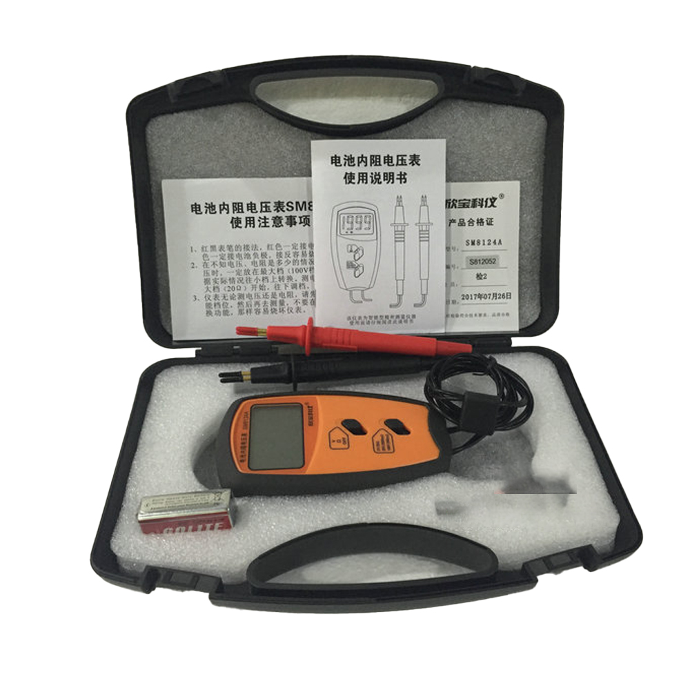 SM8124A 四線式携帯型電池内部抵抗計 - Battery Internal Resistance Tester Four Wire のレビューと価格