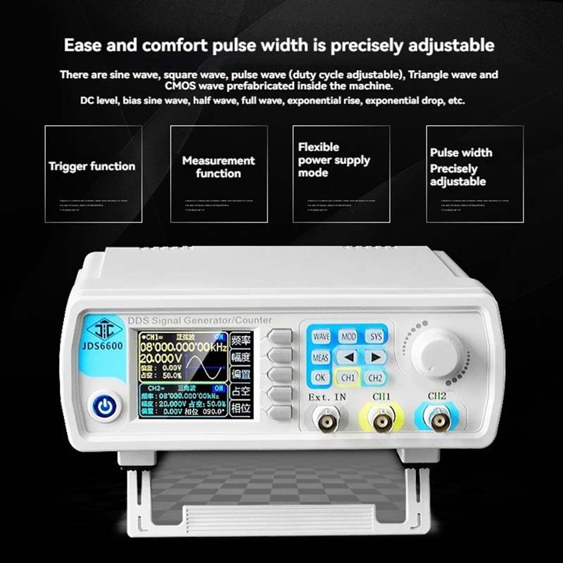 デュアルチャンネル DDS 信号発生器 カウンタ 60MHz - Dual Channel Arbitrary Waveform Function Generator 60Mhz のレビューと価格