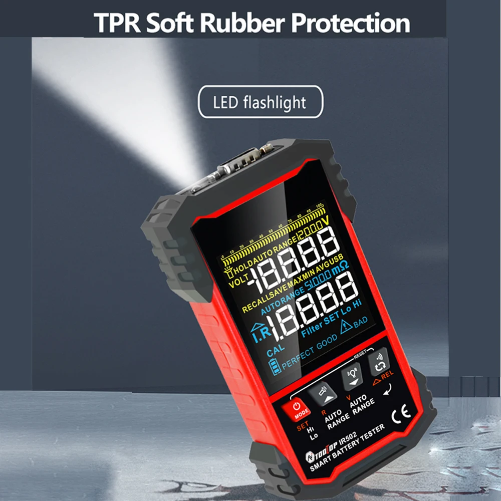 ツールトップ-内部抵抗テスター、高精度、鉛酸、ニッケル-感染 - Battery Internal Resistance Tester Four Wire のレビューと価格