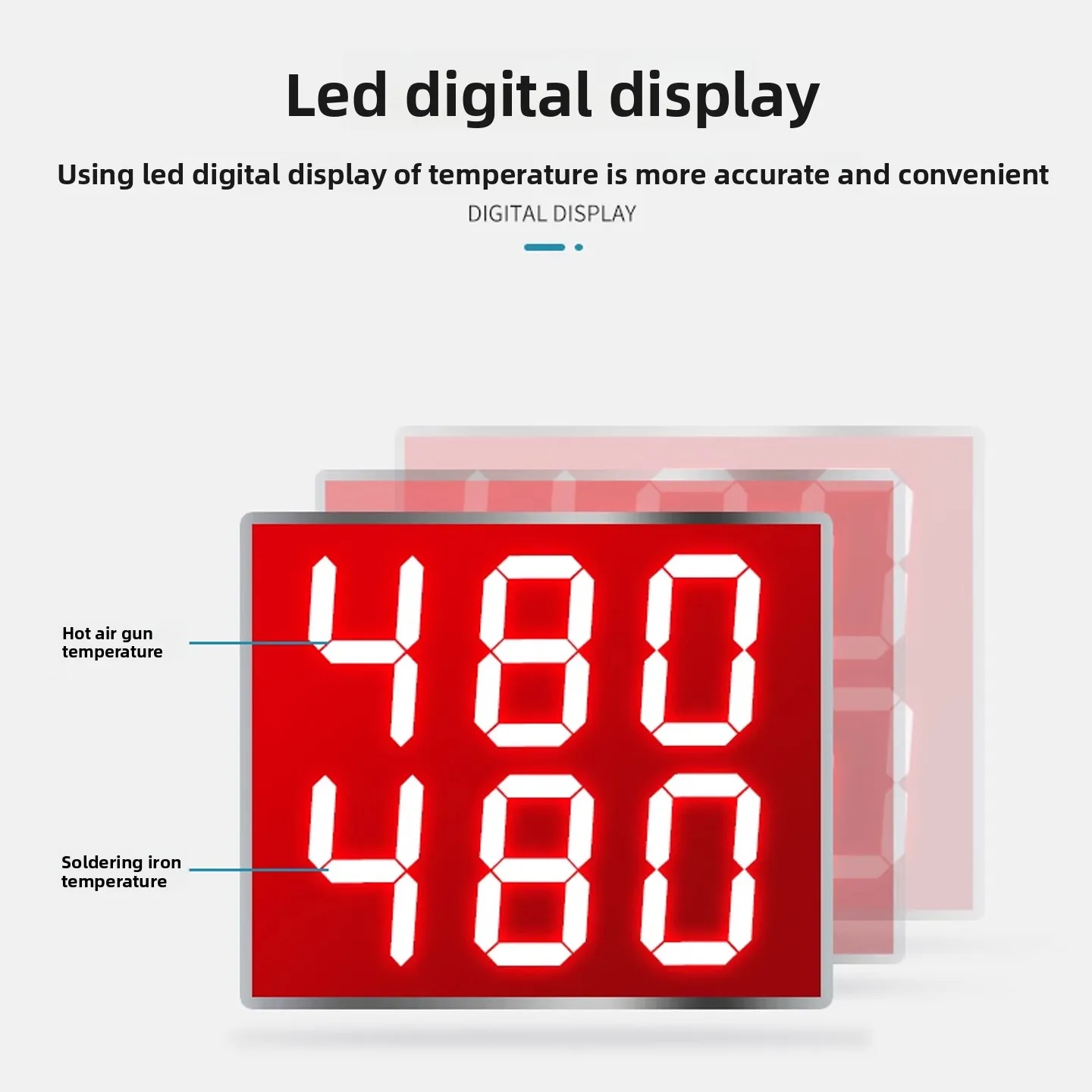 8878D 2-in-1 リワークステーション – 750W - Smd Rework Station Hot Air Soldering 2 In 1 のレビューと価格