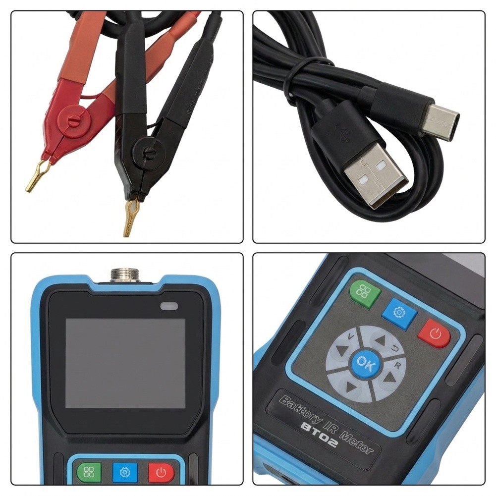 BT02 バッテリー内部抵抗テスター。0～100V DC、0 - Battery Internal Resistance Tester Four Wire のレビューと価格